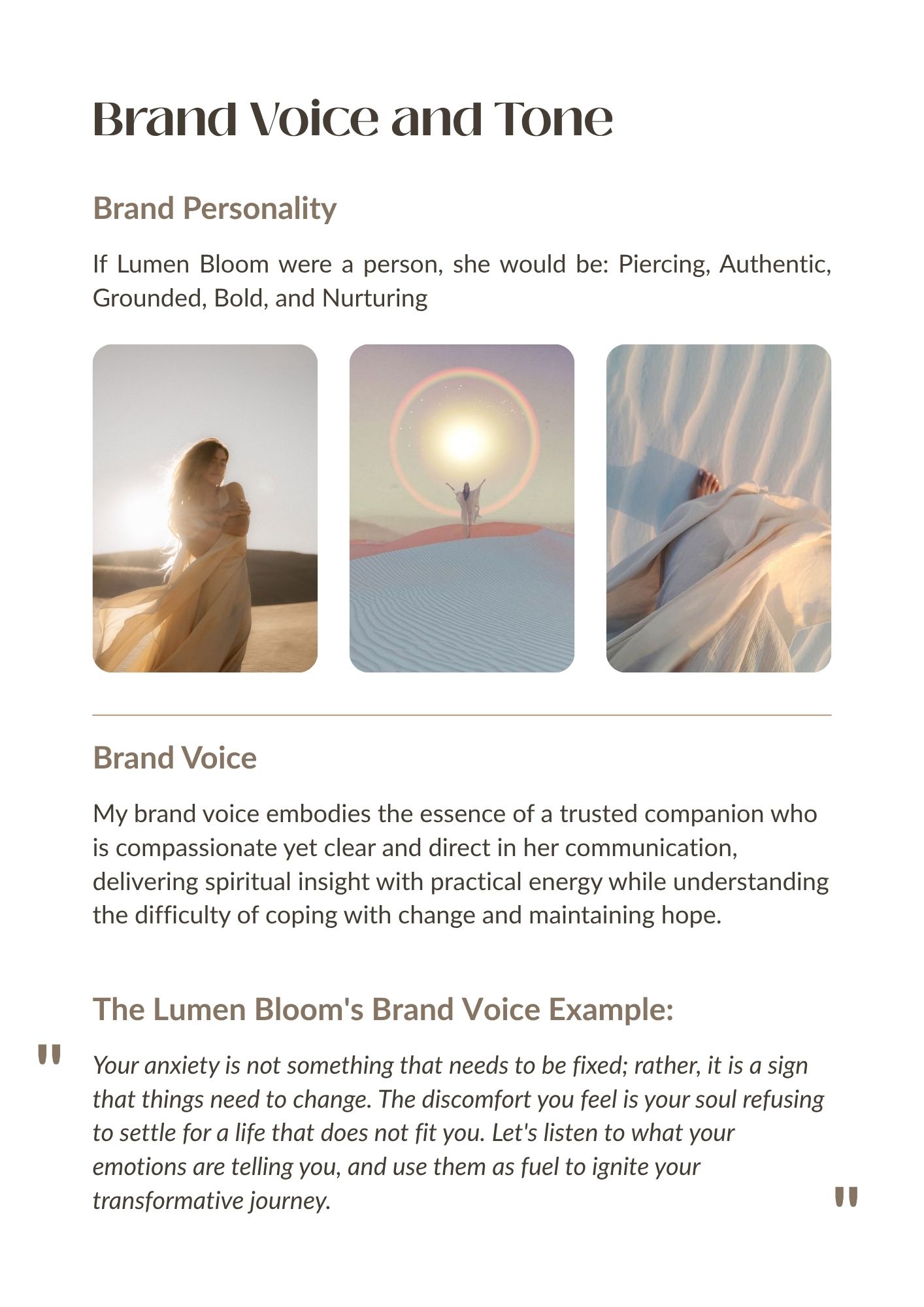 The Lumen Bloom voice and tone guide