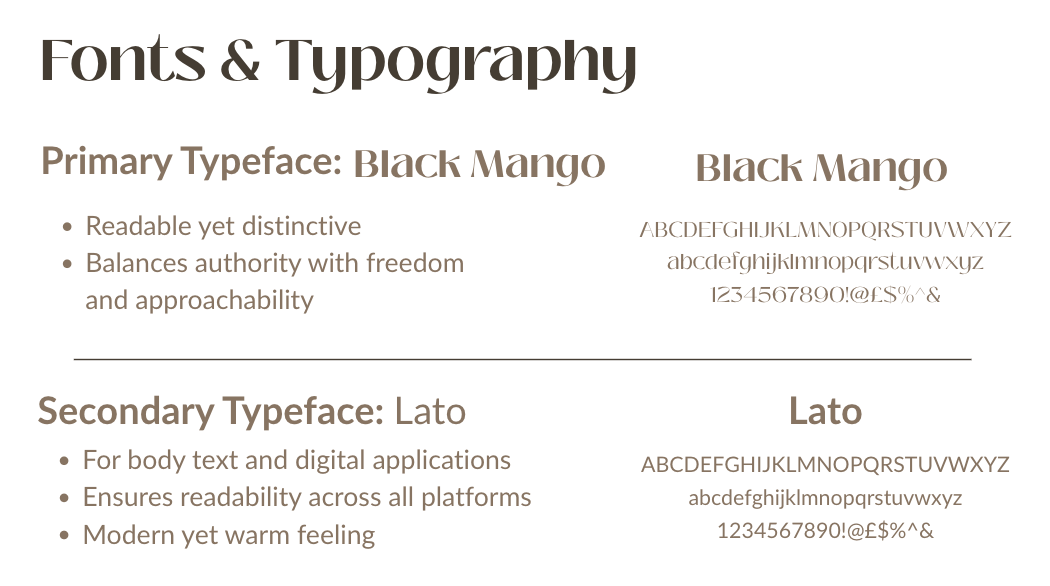 The Lumen Bloom typography system