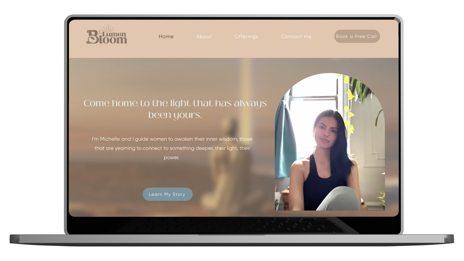The Lumen Bloom website designed by Coastal Designs