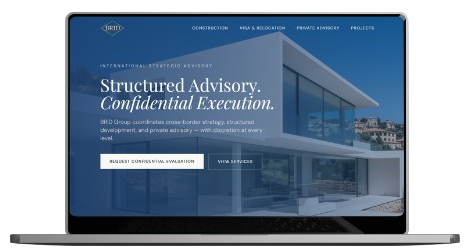 BRID-GROUP.COM website mockup