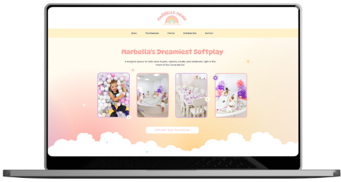 MARBELLAMANIA.COM website mockup